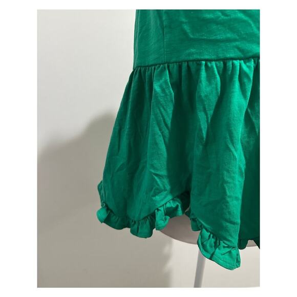 NWT Size Medium CeCe Green Halter Neck Ruffle Hem Babydoll Style y2K Blouse Top - Picture 3 of 12